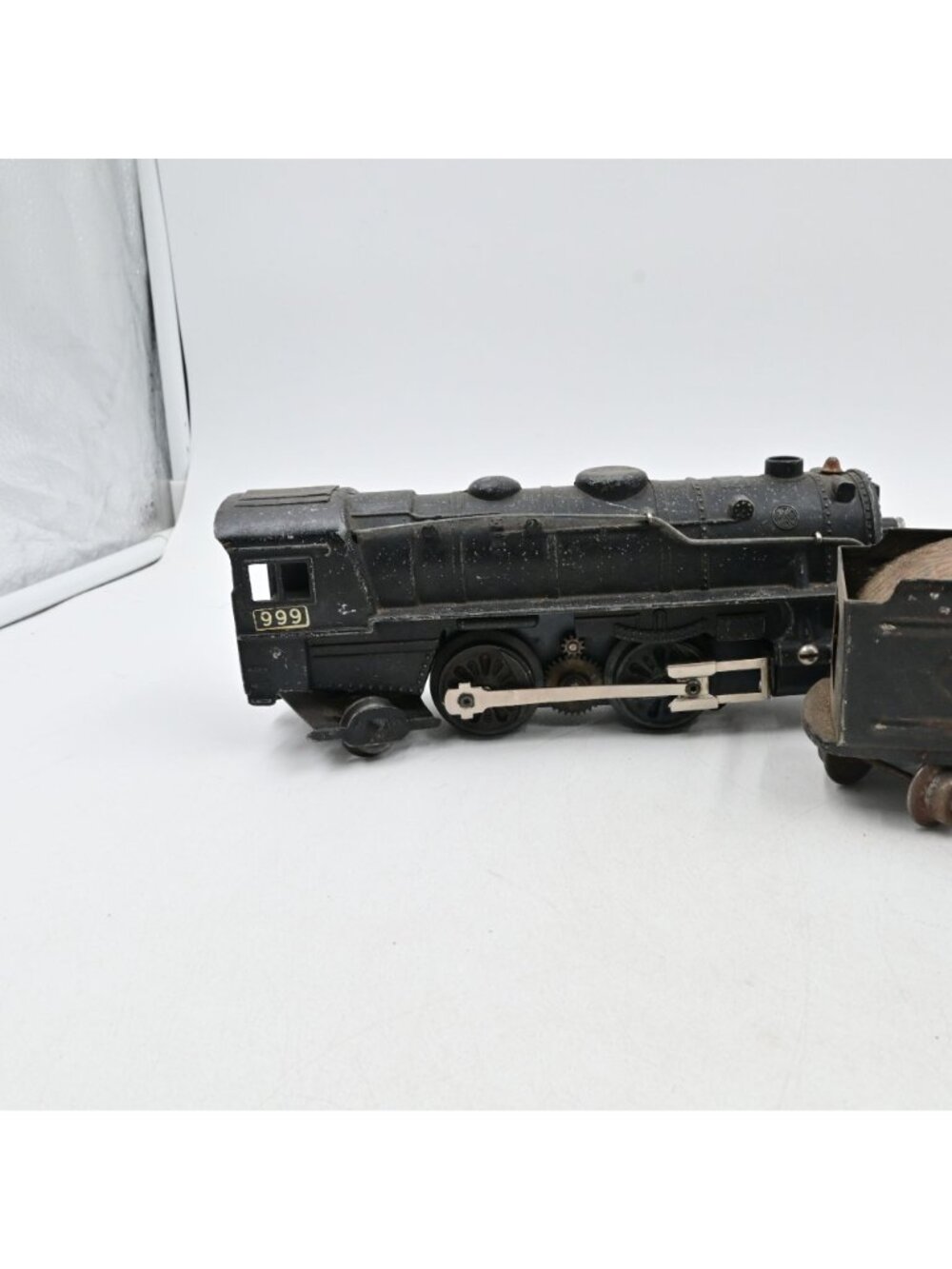 Marx 999 O Gauge Steam Locomotive Engine & New York Central Tender Untested - Picture 6 of 8